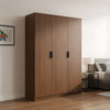 Nilkamal Milford 3 Door Wardrobe (Classic Walnut)
