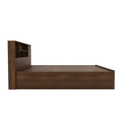 Nilkamal Mozart Queen Bed With Storage (Walnut)