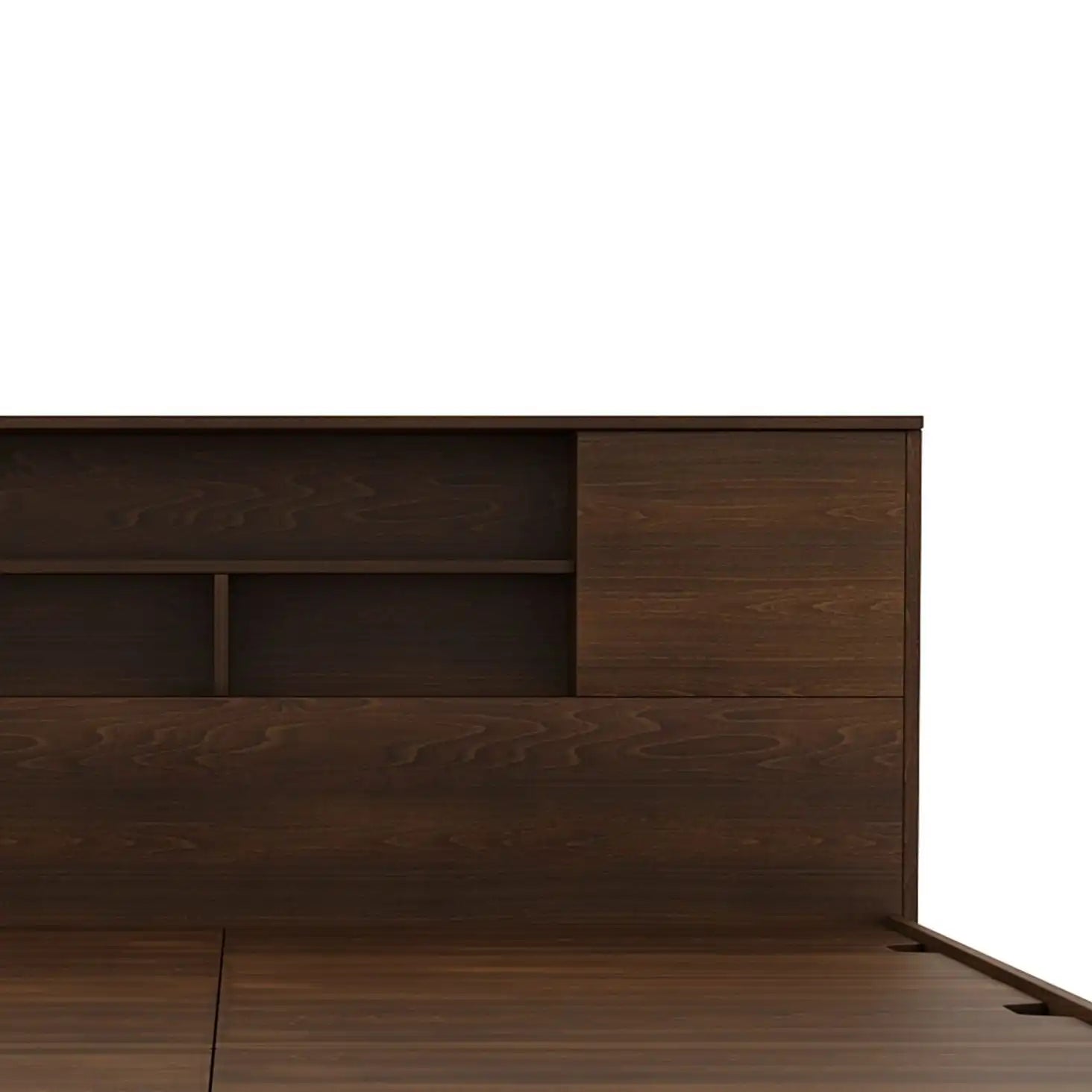 Nilkamal Mozart Queen Bed With Storage (Walnut)