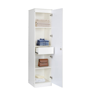 Nilkamal Marbito 1 Door Wardrobe (White)