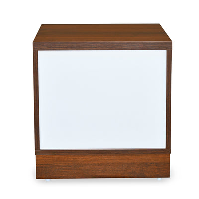 Nilkamal Prime Engineered Wood Nightstand (Samoa Teak)