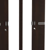 Nilkamal Riva 4 Door Wardrobe with Mirror (New Wenge) - CloseUp View