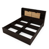 Nilkamal Riva King Bed With Storage (Wenge) - Open Storage View-2