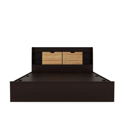 Nilkamal Riva King Bed With Storage (Wenge)