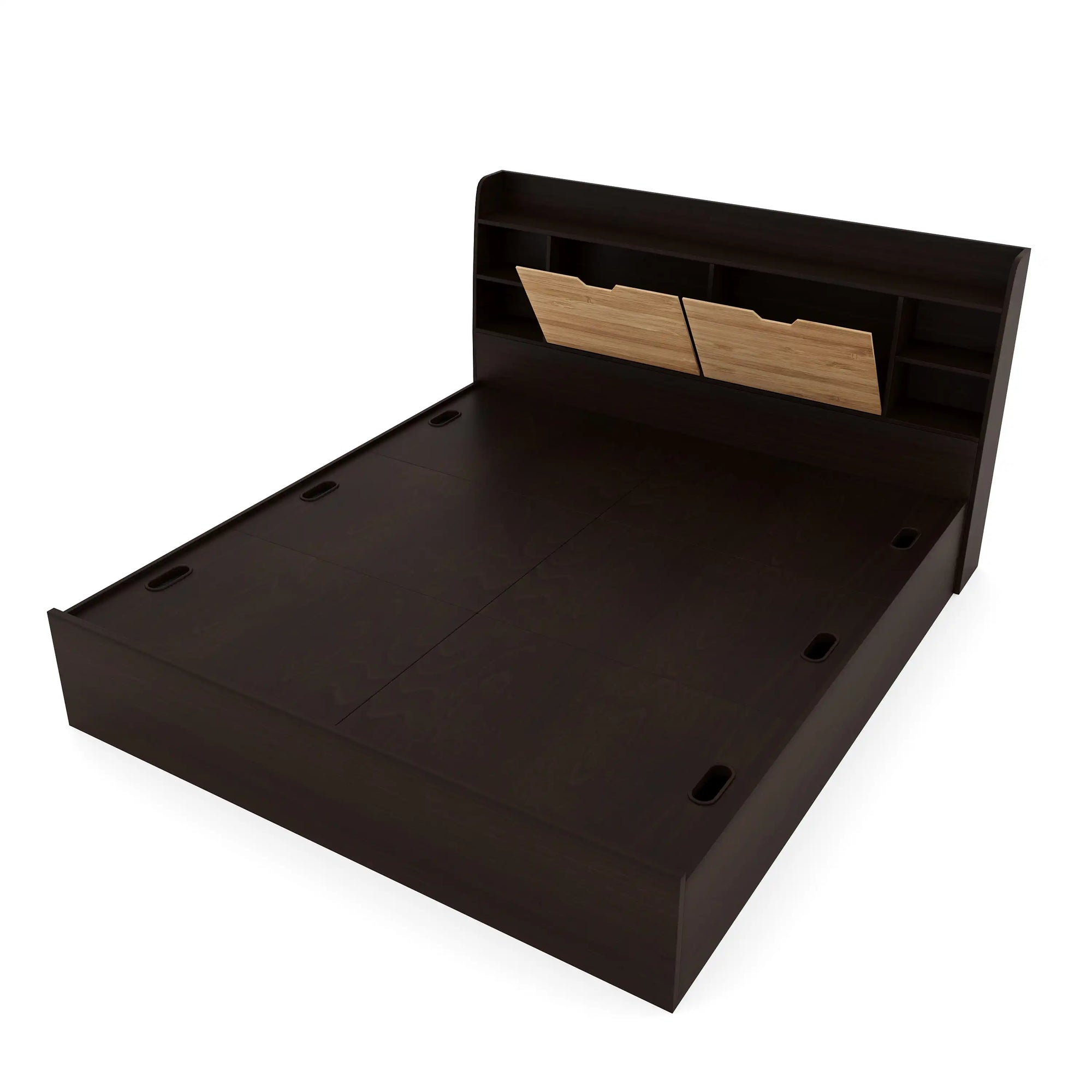 Nilkamal Riva King Bed With Storage (Wenge)
