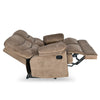 Nilkamal Skelton 2 Seater Manual Recliner (Velvet Brown) - Extended Side View