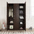 Nilkamal Willy 3 Door Wardrobe without Mirror (New Wenge)