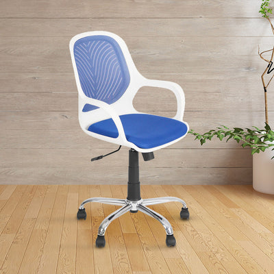 Nilkamal Yaris Mid Back Chrome Base Chair