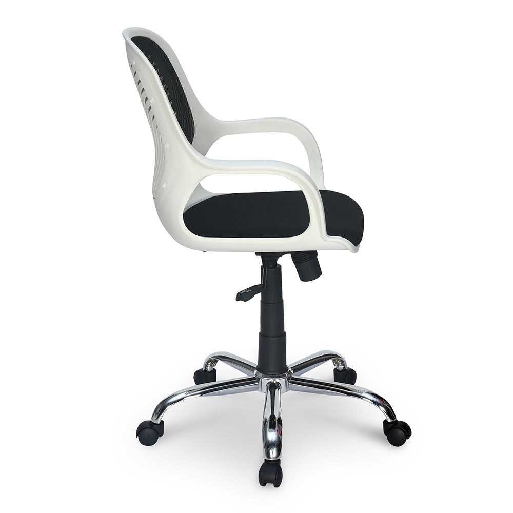 Nilkamal Yaris Mid Back Chrome Base Chair