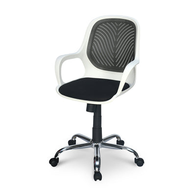 Nilkamal Yaris Mid Back Chrome Base Chair