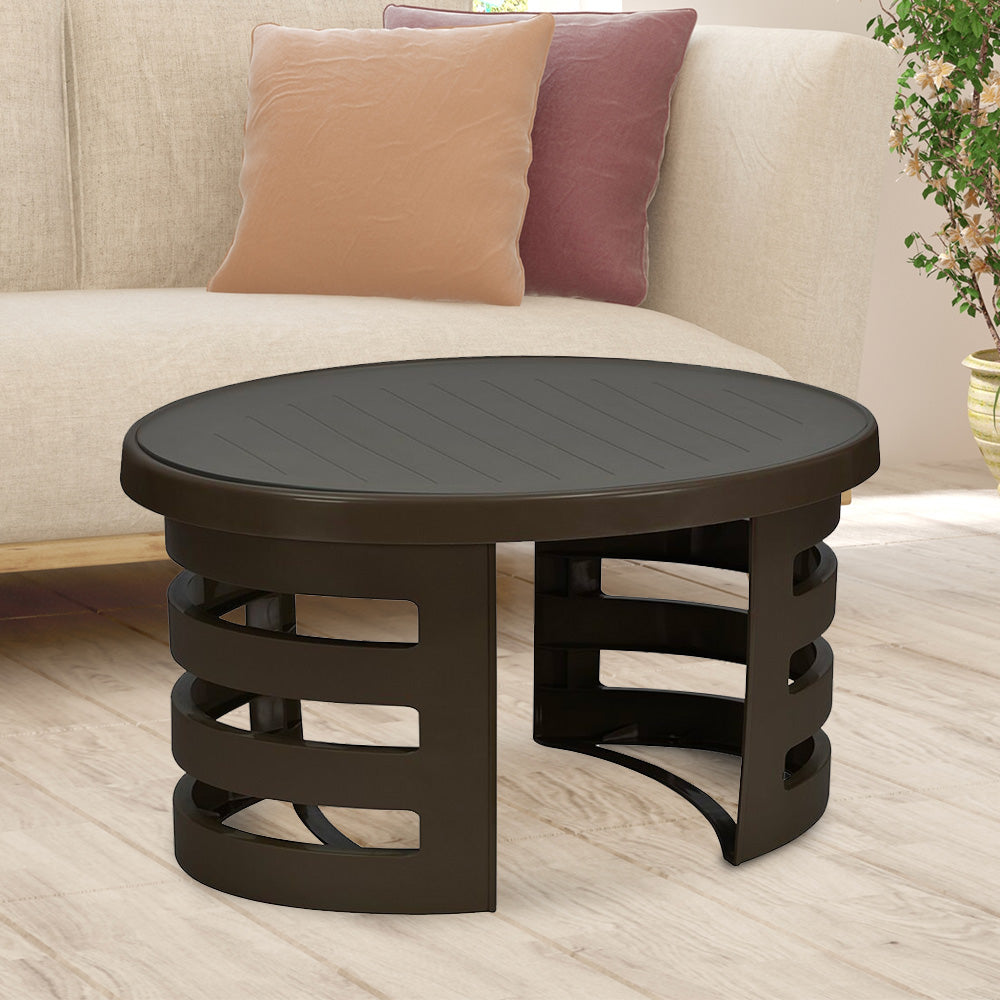 Nilkamal glass tea table discount