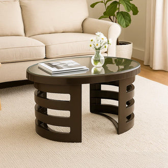 Nilkamal Mystique Center Table with Glass Top