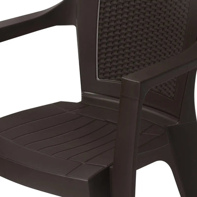 Nilkamal Furniture – Mystique Plastic Arm Chair Close-up View