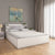 Nilkamal Marbito Queen Bed With Headboard & Box Storage (White)