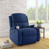 Nilkamal Matt 1 Seater Fabric Manual Recliner (Blue)