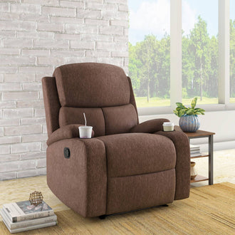 Nilkamal Matt 1 Seater Manual Recliner (Cocoa)