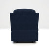 Nilkamal Matt 1 Seater Fabric Manual Recliner (Blue) - Back View