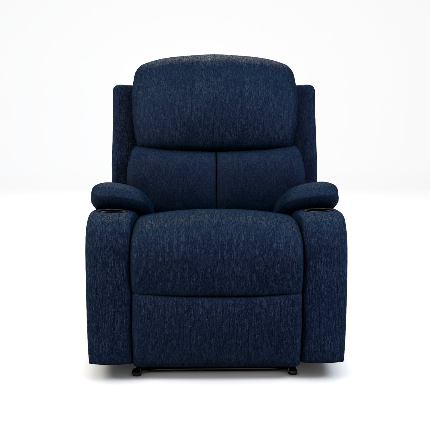 Nilkamal Matt 1 Seater Fabric Manual Recliner (Blue)