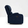 Nilkamal Matt 1 Seater Fabric Manual Recliner (Blue) - Side View