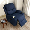 Nilkamal Matt 1 Seater Fabric Manual Recliner (Blue) - Top View
