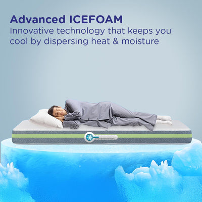 Nilkamal Sleep Max ICEFOAM® 6 Inch King Size Orthopedic Mattress - 78 x 72 Inch