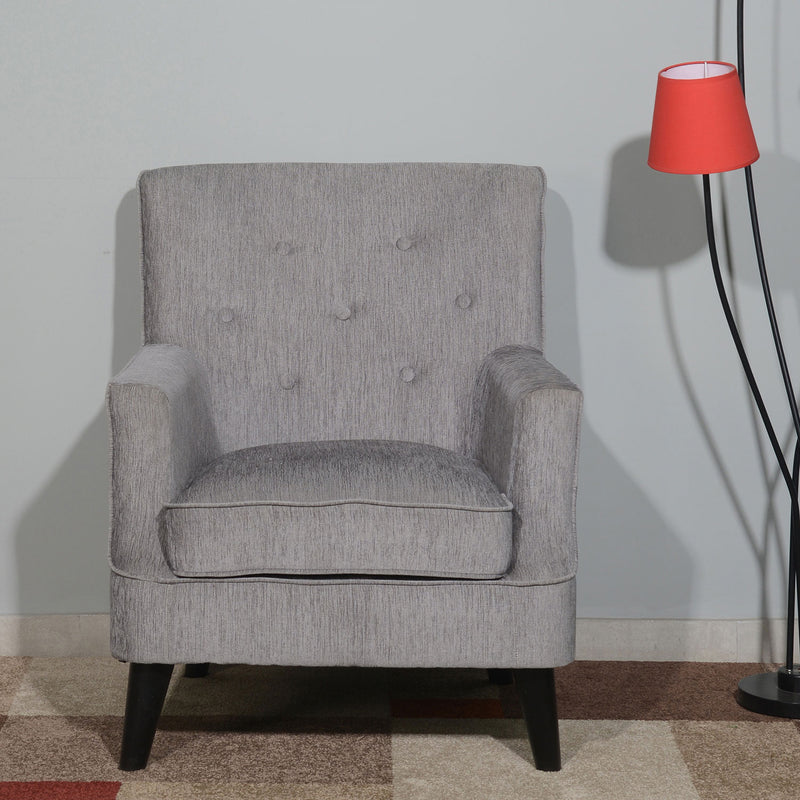 Nilkamal Newyork Lounge Chair (Grey)