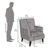 Nilkamal Newyork Lounge Chair (Grey)