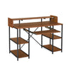 Nilkamal Ares Computer Table (Classic Walnut)
