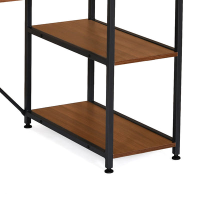 Nilkamal Ares Computer Table (Classic Walnut)