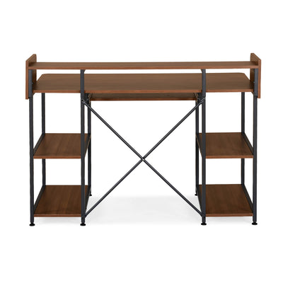 Nilkamal Ares Computer Table (Classic Walnut)