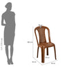 Nilkamal Eden Plastic Armless Chair