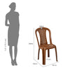 Nilkamal Eden Plastic Armless Chair
