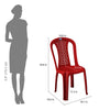 Nilkamal Eden Plastic Armless Chair