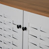 Nilkamal Kaira 4 Door Shoe Rack (Oak & White)