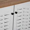 Nilkamal Kaira 3 Door Shoe Rack (Oak & White)