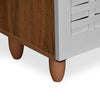 Nilkamal Kaira 3 Door Shoe Rack (Oak & White)