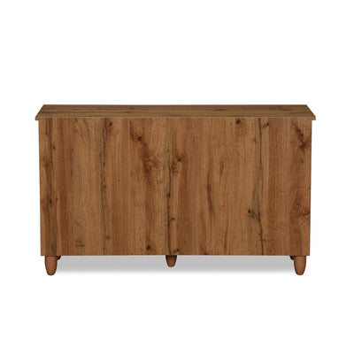 Nilkamal Kaira 3 Door Shoe Rack (Oak & White)