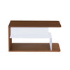 Nilkamal Sara Center Table (Classic Walnut & White)