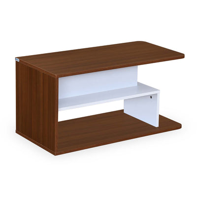 Nilkamal Sara Center Table (Classic Walnut & White)