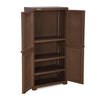 Nilkamal Freedom (FMM) Wave Plastic Storage Cabinet (Rattan Dark Beige)