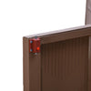 Nilkamal Freedom (FMM) Wave Plastic Storage Cabinet (Rattan Dark Beige)