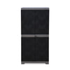Nilkamal Freedom (FMM) Wave Plastic Storage Cabinet (Haze Grey & Charcoal Grey)