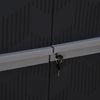 Nilkamal Freedom (FMM) Wave Plastic Storage Cabinet (Haze Grey & Charcoal Grey)
