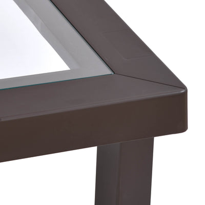 Nilkamal Winny Glass Top Center Table