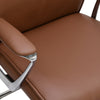 Nilkamal Command Mid Back Leather Visitor Chair (Tan)