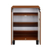 Nilkamal Flow Shoe Cabinet (Walnut/White)