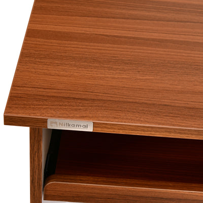 Nilkamal Ashford Computer Table (Walnut/White)