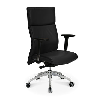 Nilkamal Command High Back Leatherette Office Chair (Black)