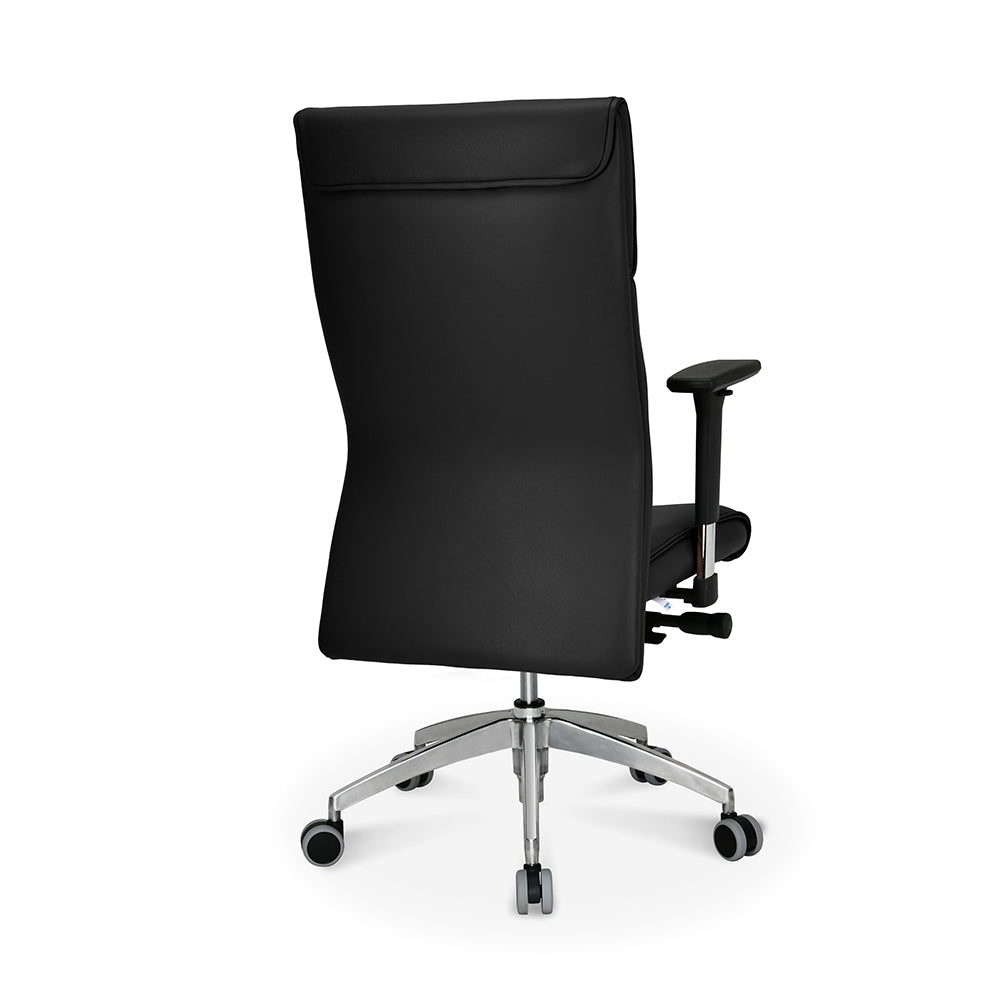 Nilkamal Command High Back Leatherette Office Chair (Black)