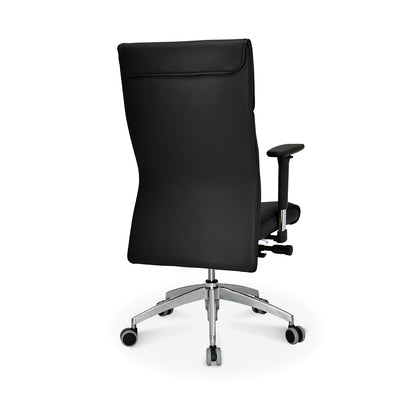Nilkamal Command High Back Leatherette Office Chair (Black)